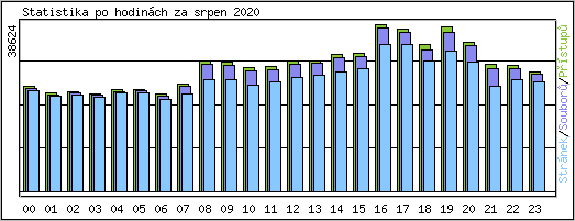 Statistika po hodinch