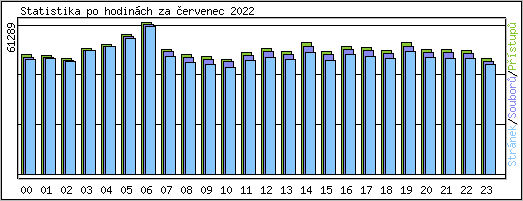 Statistika po hodinch